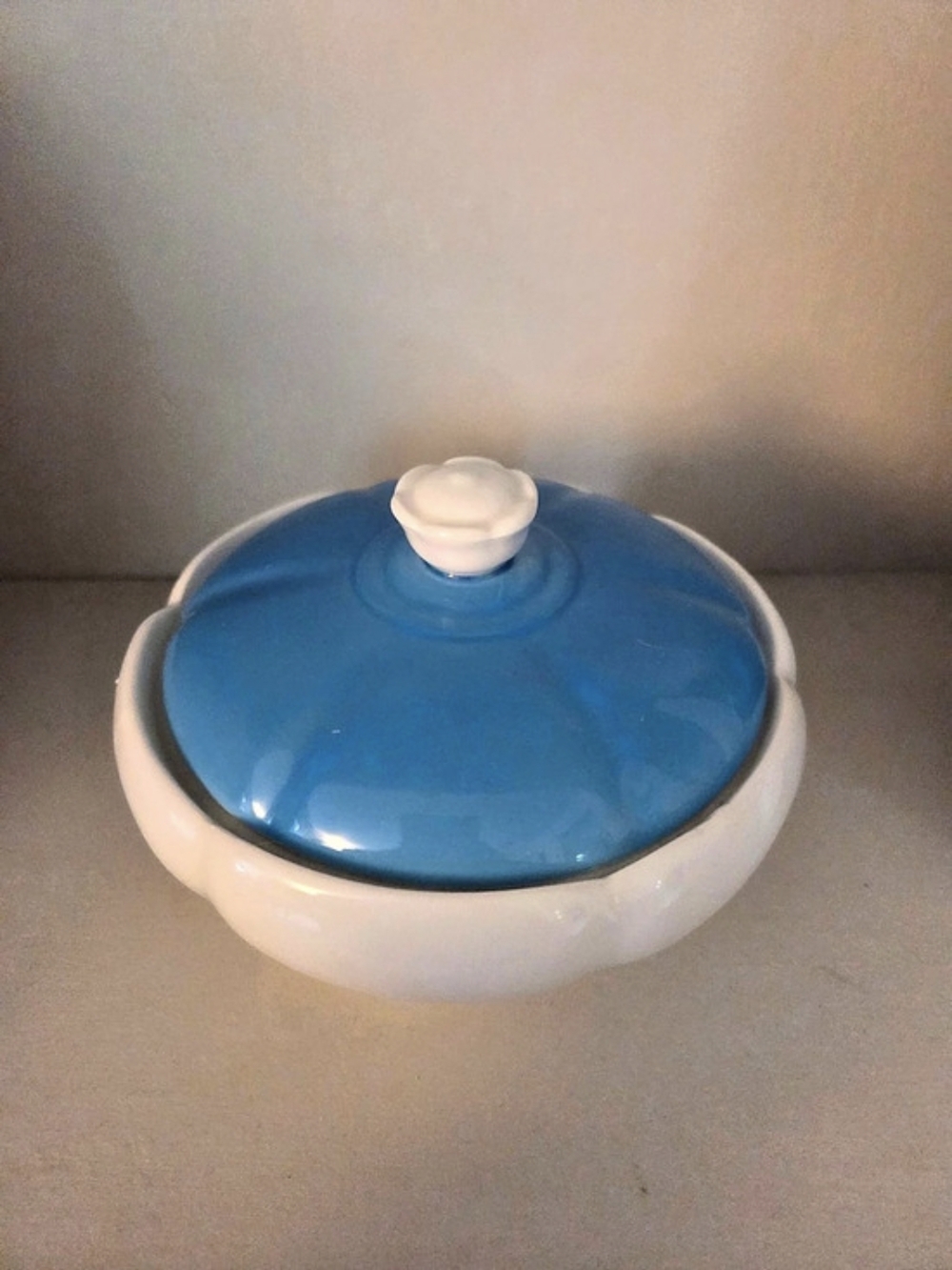 Chase Blue & White Ceramic Jar